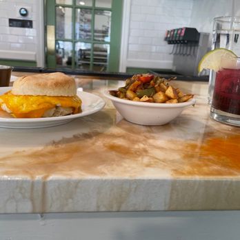 Biscuits & Jams - Egg and cheese biscuit and breakfast potatoes - Breakfast & Brunch Near Me - Bartlett, Tennessee Biscuits & Jams - Egg and cheese biscuit and breakfast potatoes - Breakfast & Brunch Near Me - Bartlett, Tennessee
