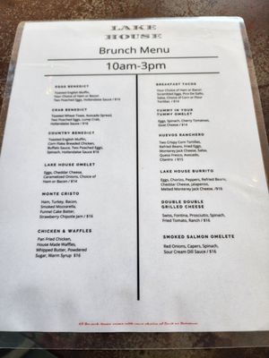 Menu photo 2 Lake House Bar and Grill Dallas, TX