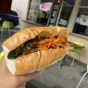 Montebello Pho & Sandwich - Grilled Beef banh mi. 8/10 - Vietnamese Near Me - Montebello, California