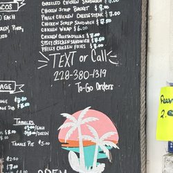 Beach Side Grill - Menu