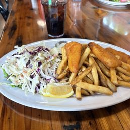 3 Halibut Fish and Chips
