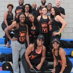 Ink Your Wear - Racerback t-shirts printed for Bfit Family Fitness Studio, Oak Park, IL. 4-day turnaround, outstanding quality.
