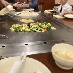 Osaka Japanese Steak House - Veggies for the fried rice