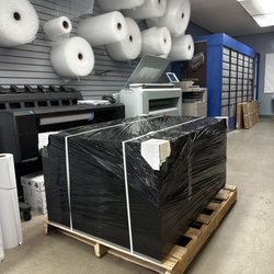 Burbank Shipping Center - An after photo of what products look like when they're being shipped out