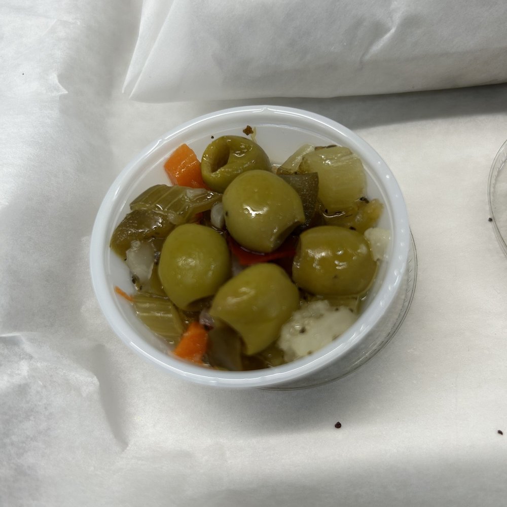 West Bank Street Eats - Side of olives and pickled vegetables - Middle Eastern Near Me - O'Fallon, Illinois West Bank Street Eats - Side of olives and pickled vegetables - Middle Eastern Near Me - O'Fallon, Illinois
