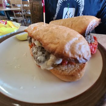 Pacific Pizza - Perfect grinder stuffed with meatballs, sausage, cheese, onions and peppers! - Pizza Near Me - Forks, Washington Pacific Pizza - Perfect grinder stuffed with meatballs, sausage, cheese, onions and peppers! - Pizza Near Me - Forks, Washington