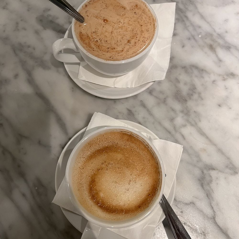 Cappuccino and Chaider Tea Cappuccino and Chaider Tea