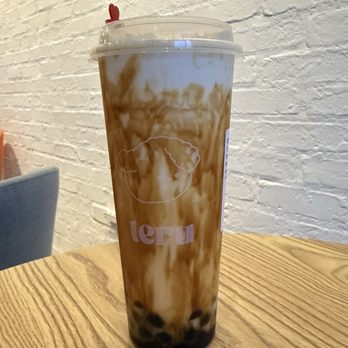 Teru Tea Cafe - Creme Brulee Dirty Boba (Boba Included) - Coffee & Tea Near Me - Las Vegas, Nevada Teru Tea Cafe - Creme Brulee Dirty Boba (Boba Included) - Coffee & Tea Near Me - Las Vegas, Nevada