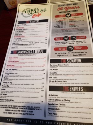 Menu photo 8 Three Dollar Cafe McDonough, GA