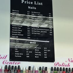 Sparkling Nail Spa - Price List