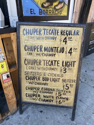Menu photo 4 La Chuperia Los Angeles, CA