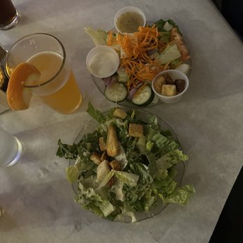 Sinatra's Ristorante - Salad comes with entree. Caesar salad and house salad - Italian Near Me - Lake Helen, Florida