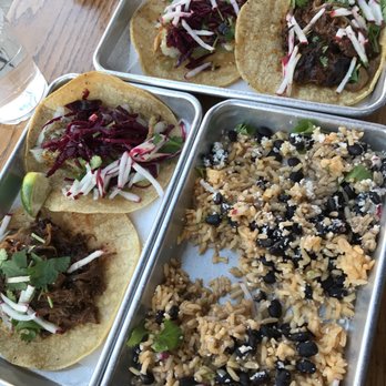 The Taco Project - Fish tacos, short rib tacos, side of rice & beans - Tacos Near Me - Tarrytown, New York