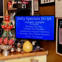 Sabai Sabai Southeast Asian Kitchen - Daily Specials