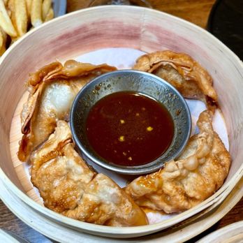 Immigrant Food Ballston - Chicken & Lemongrass Dumplings - New American Near Me - Arlington, Virginia Immigrant Food Ballston - Chicken & Lemongrass Dumplings - New American Near Me - Arlington, Virginia
