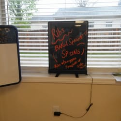 Dr Chops Soul Food Cafe - Menu board special. Ribs AND spaghetti