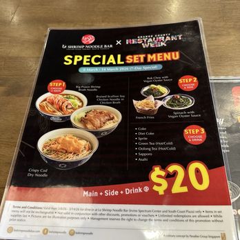 Le Shrimp Noodle Bar - Lunch menu - Ramen Near Me - Irvine, California Le Shrimp Noodle Bar - Lunch menu - Ramen Near Me - Irvine, California