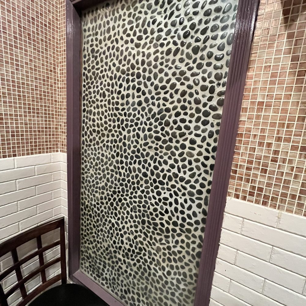 Greek Taverna - Strange, strange restroom decor. - Greek Near Me - Edgewater, New Jersey Greek Taverna - Strange, strange restroom decor. - Greek Near Me - Edgewater, New Jersey