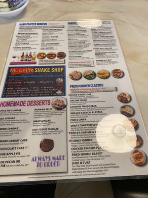 Menu photo 3 Moonlite Diner Fort Lauderdale, FL
