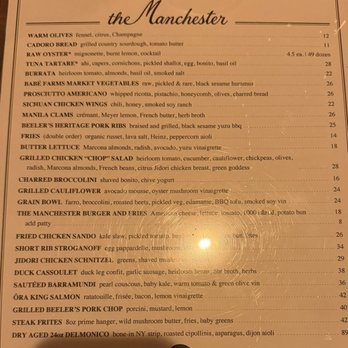 The Manchester - The menu - Cocktail Bars Near Me - Los Angeles, California The Manchester - The menu - Cocktail Bars Near Me - Los Angeles, California
