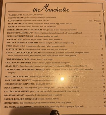 Menu photo 1 The Manchester Los Angeles, CA Menu photo 1 The Manchester Los Angeles, CA