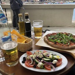 Delish lunch after our hike in from Monterosso!