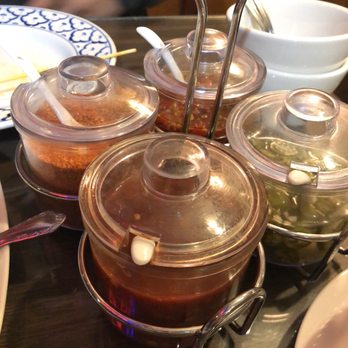 Lao Thai Kitchen - Hot sauce carousel - Thai Near Me - Albany, California Lao Thai Kitchen - Hot sauce carousel - Thai Near Me - Albany, California