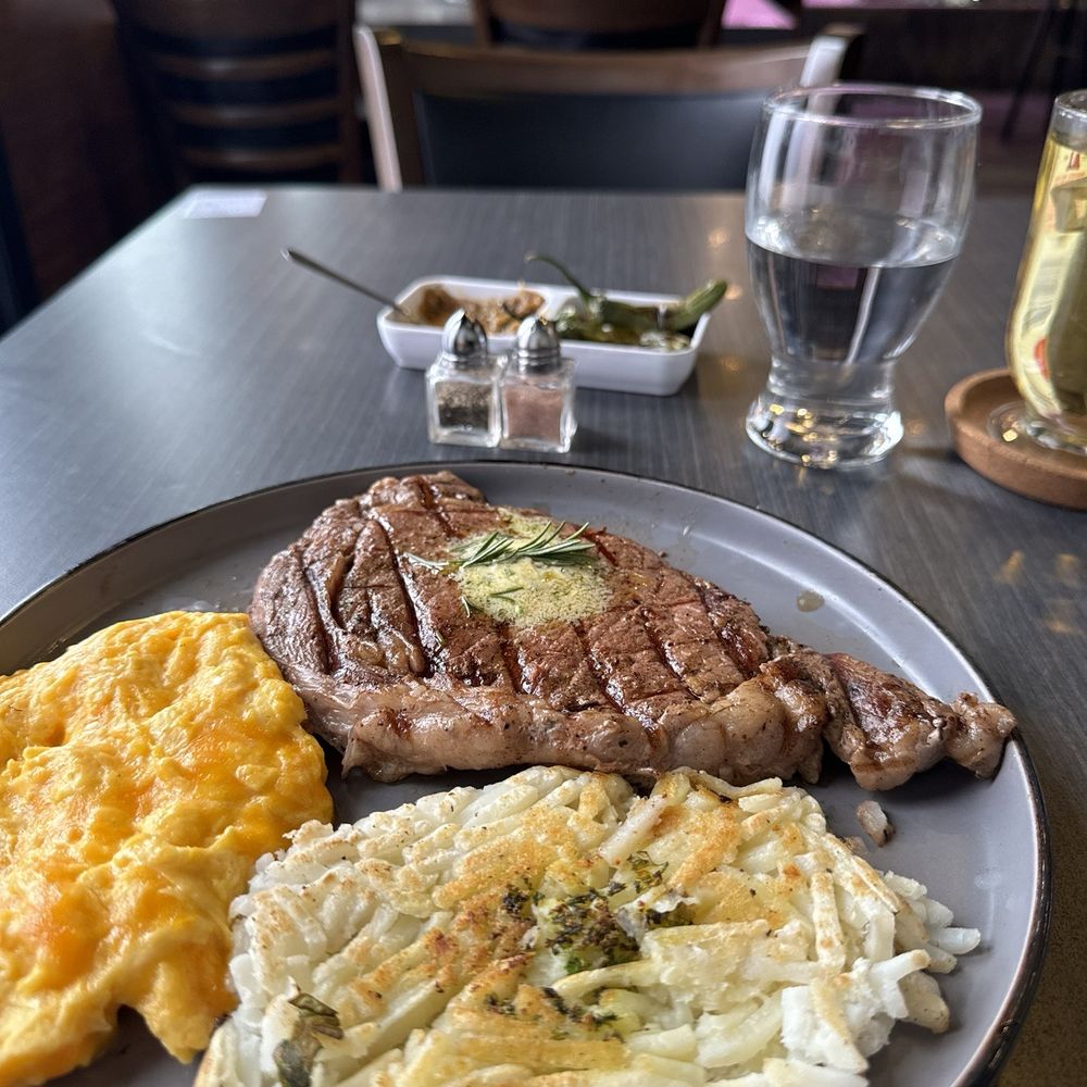 Steak and eggs Steak and eggs