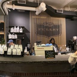people at the counter people at the counter