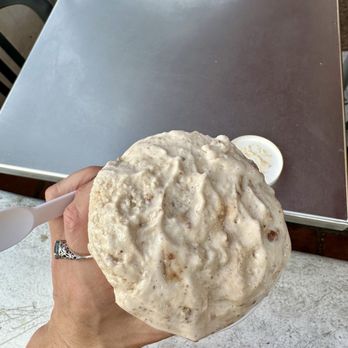 Cuso's Creamery - Double with maple bourbon praline (pictured) and salted toffee caramel - Ice Cream & Frozen Yogurt Near Me - Santa Barbara, California