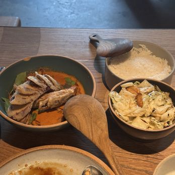 Nari - Eggplant curry, fish sauce cabbage - Thai Near Me - San Francisco, California