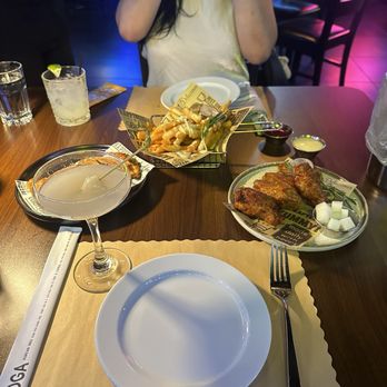 Wooga - wings, fried dumplings, fries, and lychee martini - Korean Near Me - New York, New York Wooga - wings, fried dumplings, fries, and lychee martini - Korean Near Me - New York, New York