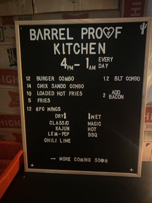 Menu photo 8 Barrel Proof Nashville, TN Menu photo 8 Barrel Proof Nashville, TN
