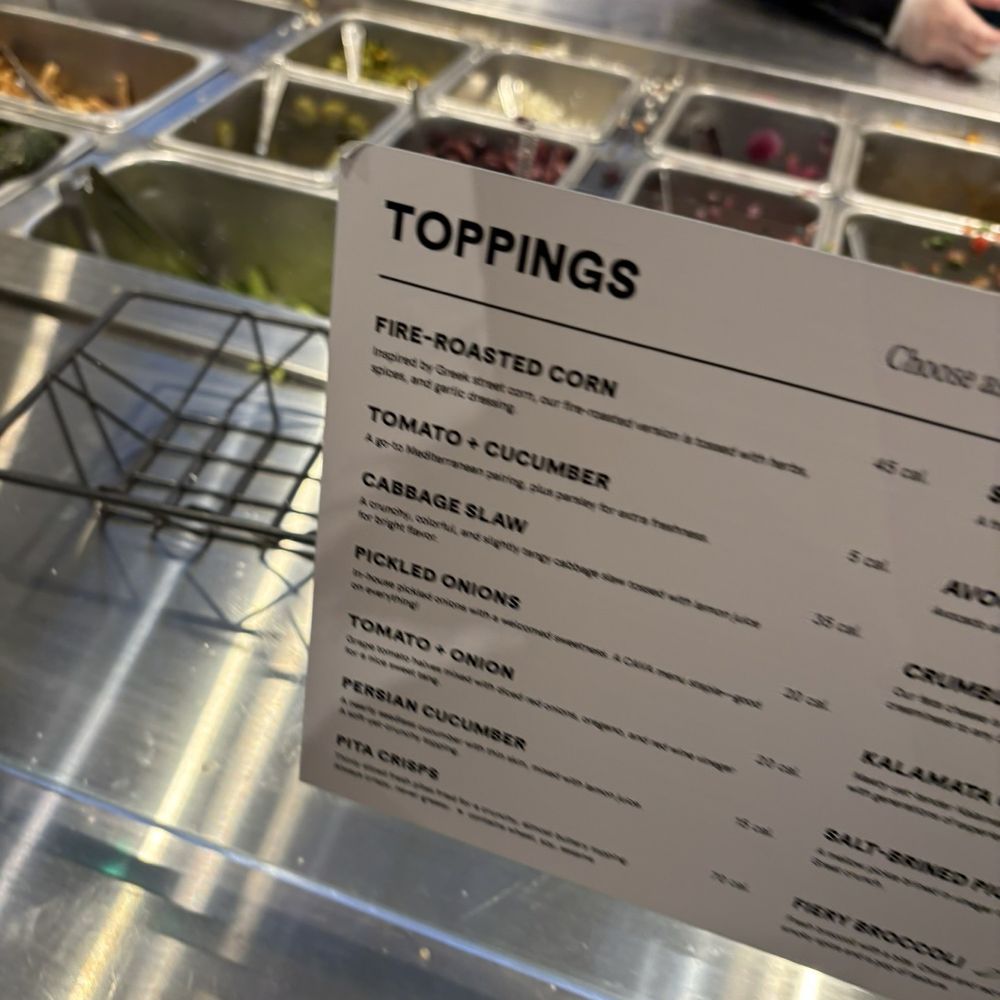 CAVA - Toppings - Mediterranean Near Me - Secaucus, New Jersey CAVA - Toppings - Mediterranean Near Me - Secaucus, New Jersey