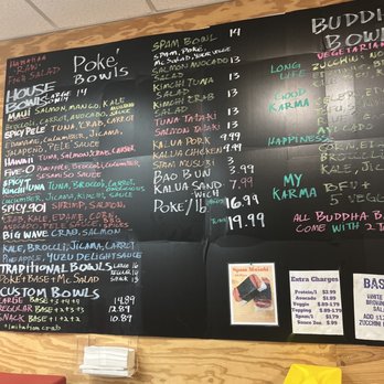 Ono Poke - Menu - Hawaiian Near Me - Memphis, Tennessee