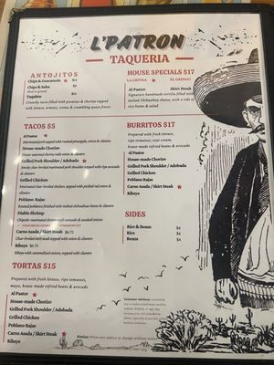 Menu photo 2 L' Patron Tacos Chicago, IL Menu photo 2 L' Patron Tacos Chicago, IL