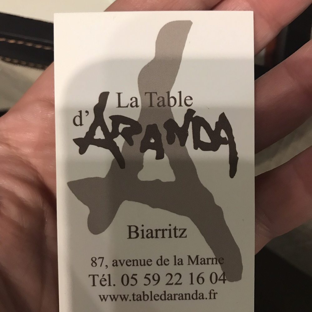 La Table d'Aranda - French Near Me - Biarritz, 64 La Table d'Aranda - French Near Me - Biarritz, 64