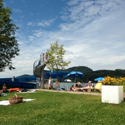 Strandbad - Rutsche in den See