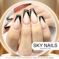 Sky Nails - Obsessed with this v-french mani! The sharp lines are so chic.
: https://lk.macmarketing.us/SkyNails65804-Booking