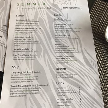 Herb - Menu - Thai Near Me - Chicago, Illinois