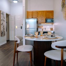 Carlton Senior Living Fremont - We handle the cooking, cleaning, laundry, maintenance, and utilities; but our apartments included kitchenettes for added convenience.