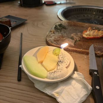 Niku X - Fruit for anniversary! - Steakhouses Near Me - Los Angeles, California Niku X - Fruit for anniversary! - Steakhouses Near Me - Los Angeles, California