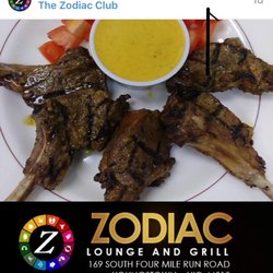 Zodiac Lounge and Grill - Excellent Grilled Lamb Lollipops with the Zodiac Curry Sauce