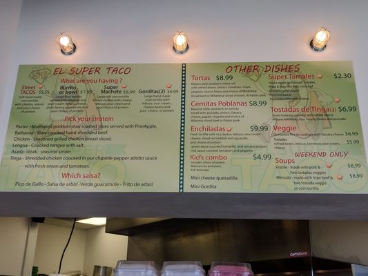Menu photo 5 El Super Taco Burnsville, MN