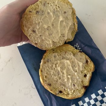 Noah's NY Bagels - Single Bagel with Shmear - Bagels Near Me - Vacaville, California Noah's NY Bagels - Single Bagel with Shmear - Bagels Near Me - Vacaville, California