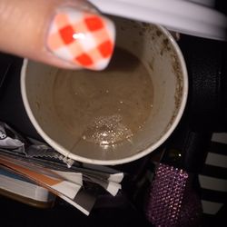 Starbucks - This is a peppermint mocha, NOT peppermint white chocolate mocha. I made myself drink half since it's over $5.