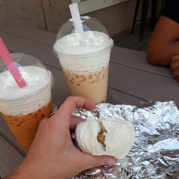 Toast&Tea - Taro custard steamed bun. Thai tea and milk tea - Bubble Tea Near Me - Belton, Texas Toast&Tea - Taro custard steamed bun. Thai tea and milk tea - Bubble Tea Near Me - Belton, Texas
