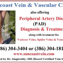 Suncoast Vein & Vascular Clinic - Peripheral Artery Disease