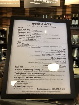 Menu photo 3 Wendel's Bookstore & Cafe Fort Langley, BC Menu photo 3 Wendel's Bookstore & Cafe Fort Langley, BC