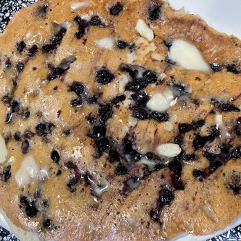 Gronsky's Milk House - FRESH blueberry pancake with melted butter sooooo good - Ice Cream & Frozen Yogurt Near Me - High Bridge, New Jersey